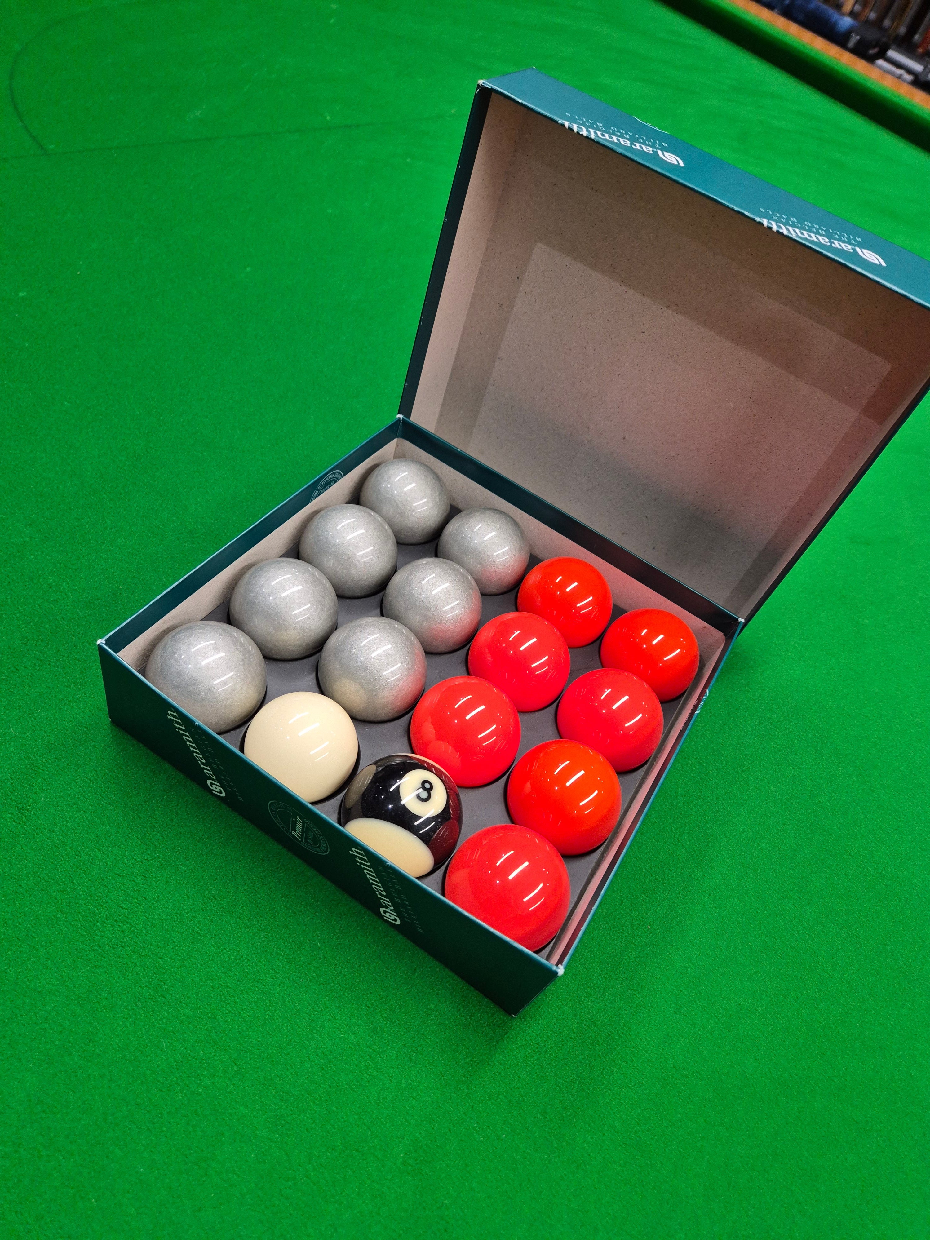 Aramith Premier 2" Pool Balls - Orange & Silver